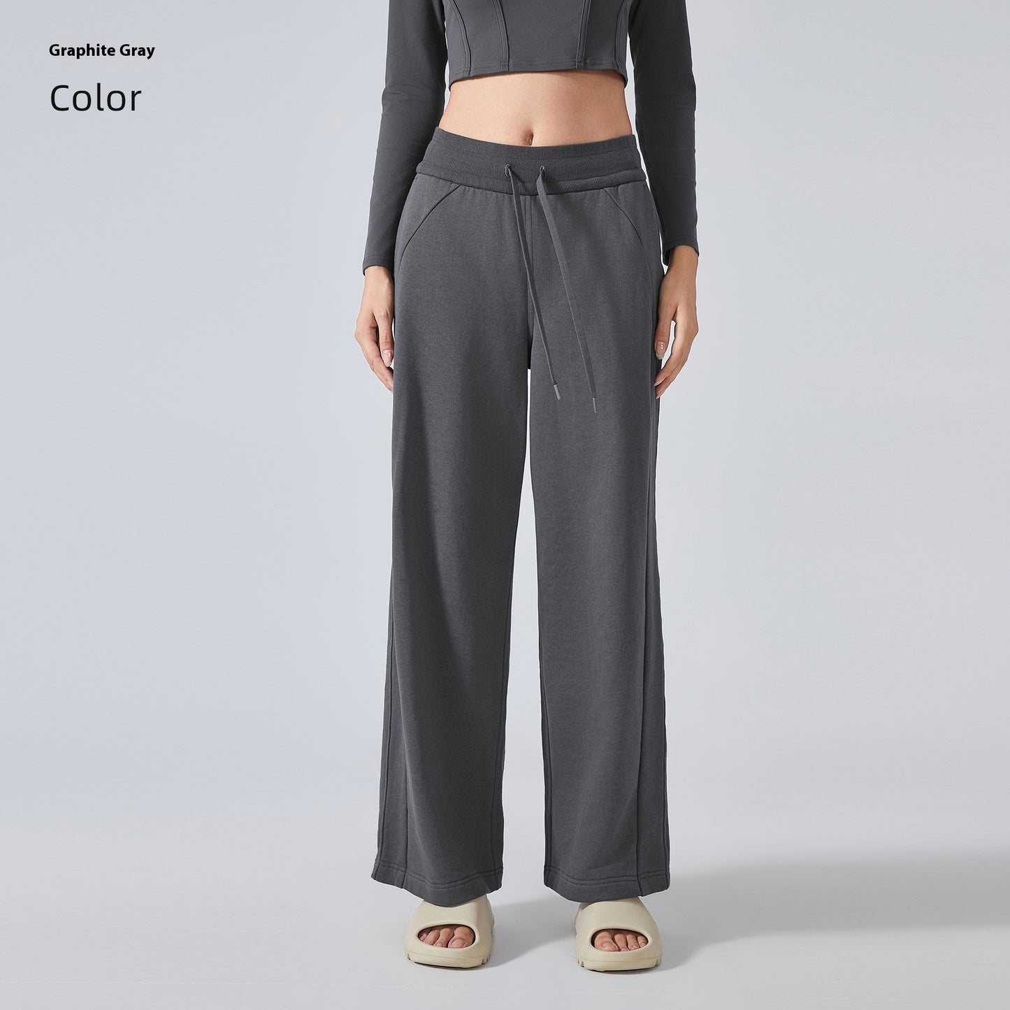 Autumn And Winter Leisure Loose Track Sweatpants