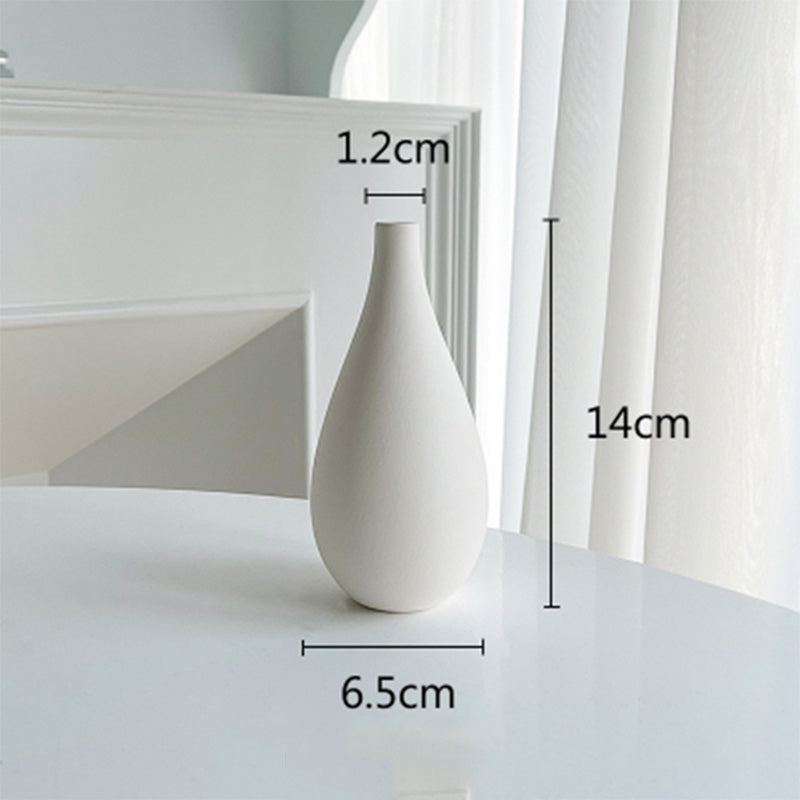 Unburnt Ceramic Small Vase Homestay Art Decoration Dried Flower Decoration
