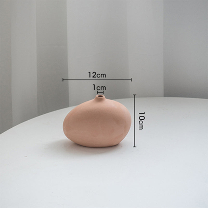 Unburnt Ceramic Small Vase Homestay Art Decoration Dried Flower Decoration
