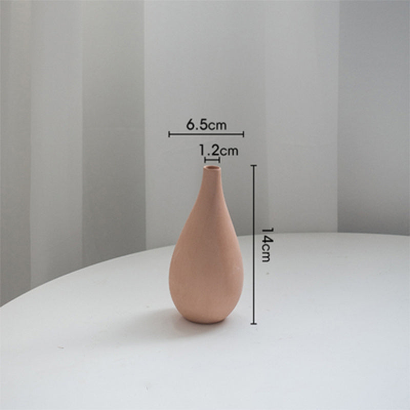 Unburnt Ceramic Small Vase Homestay Art Decoration Dried Flower Decoration