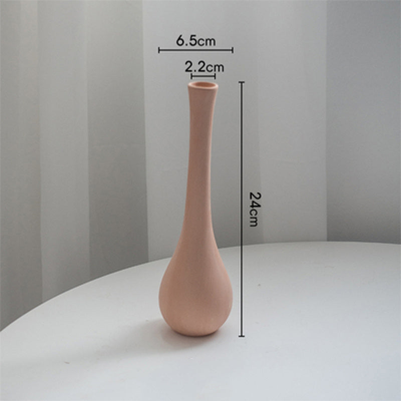 Unburnt Ceramic Small Vase Homestay Art Decoration Dried Flower Decoration
