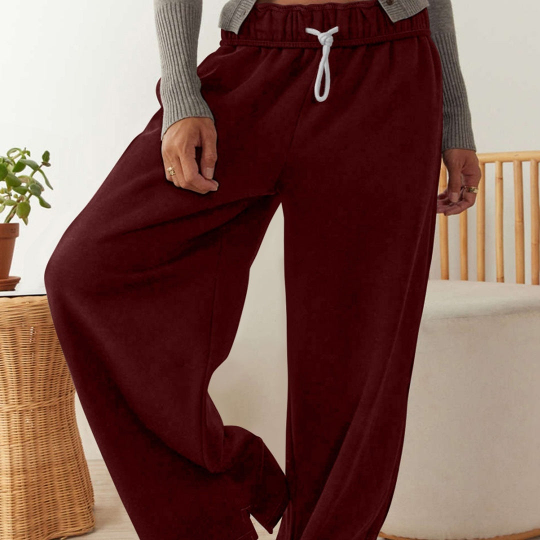 Women's Split Straight Casual Sports Pants