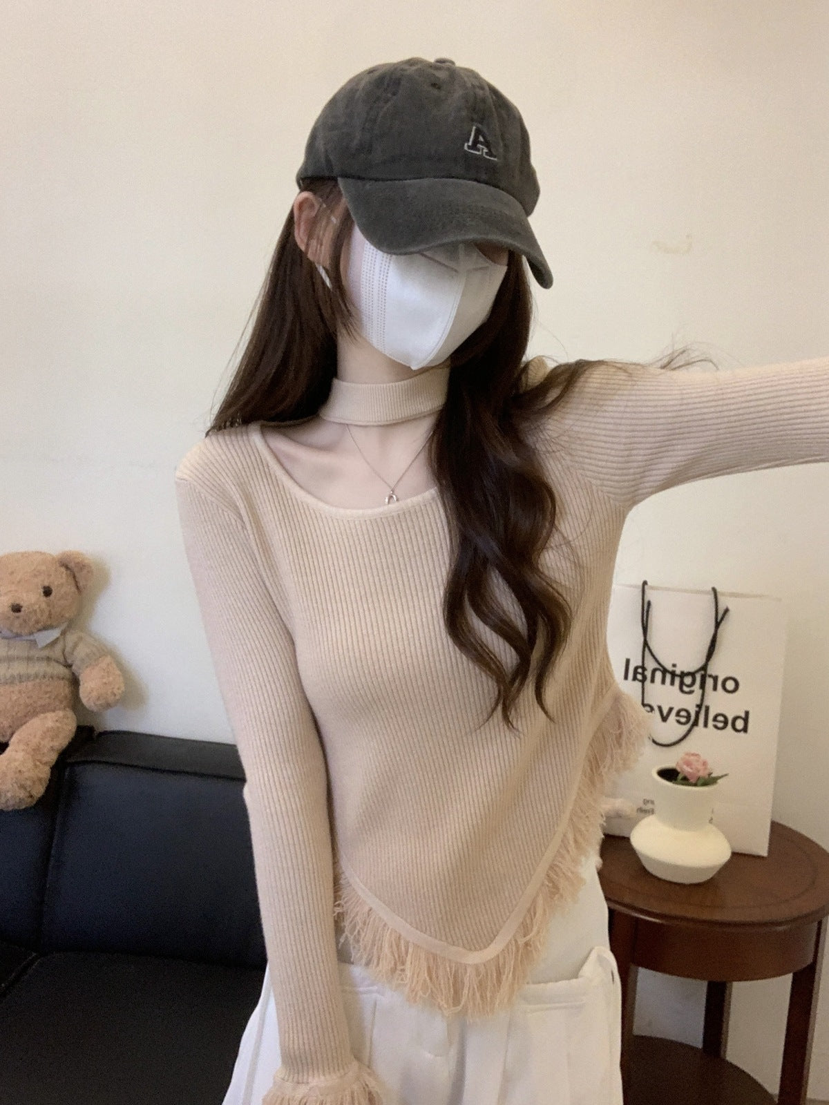 Women's Halter Bottoming Shirt Autumn And Winter