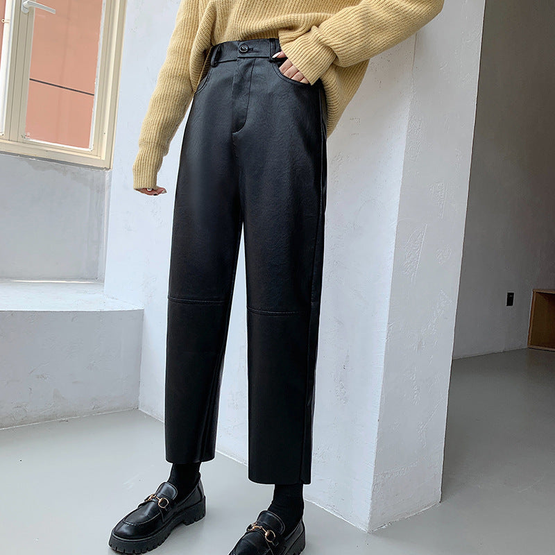 Women's Fashion Casual All-matching Straight Pants
