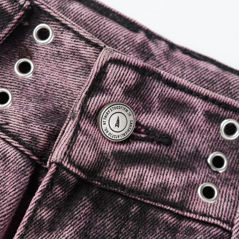 Autumn New Street Fashion Niche Cargo Jeans