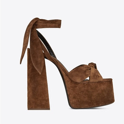 Women's Sandals High Platfrom Chunky Heels Shoes Summer Peep Toe Ankle Strap High Heels Party Shoes