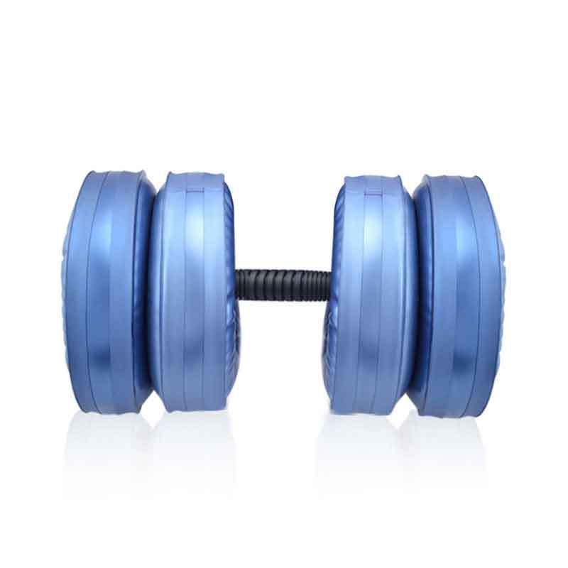 Adjustable 20-25 KG Water-filled Dumbbell for Men Home Fitness Arm Muscle Training Equipment Portable Convenient Water Injection Dumbb