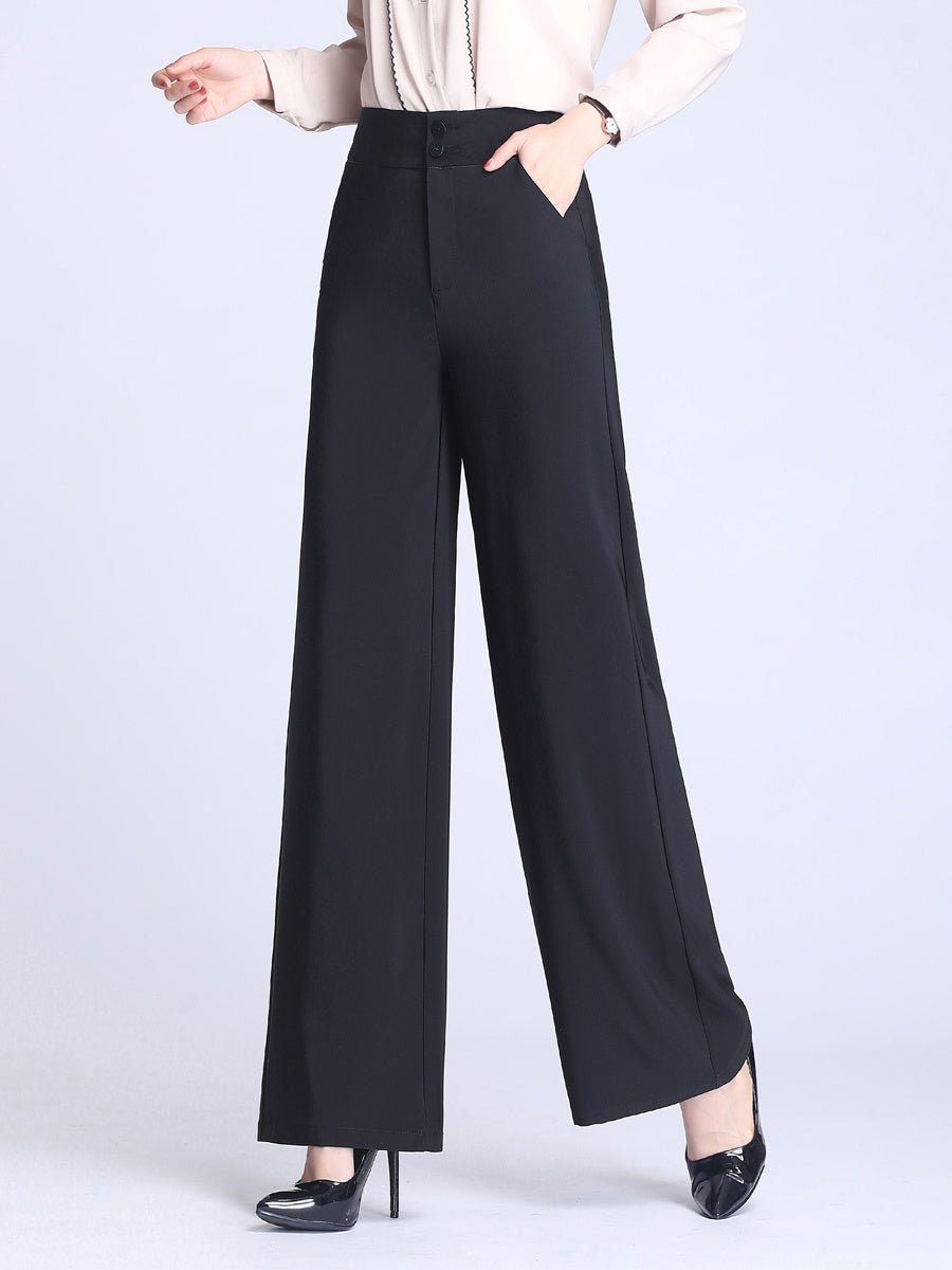 Women's Summer High Waist Summer Thin Trousers