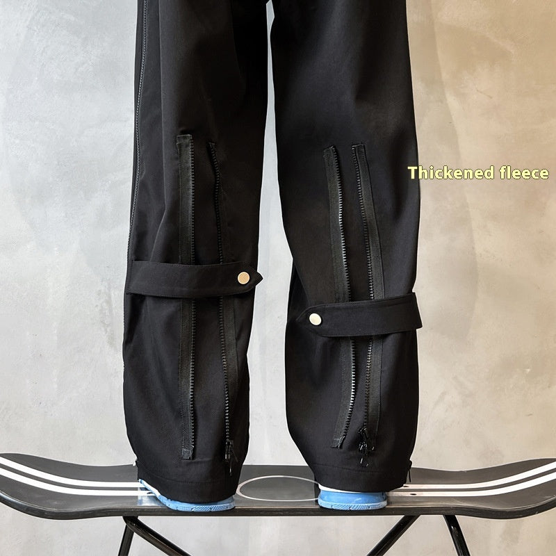 Autumn And Winter Loose High Street Straight Casual Pants
