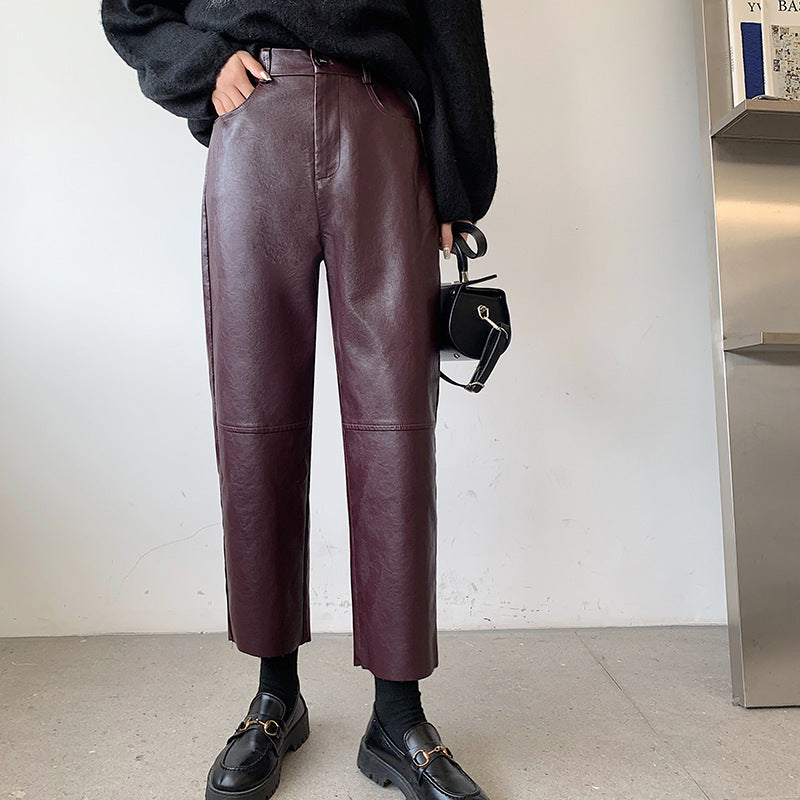 Women's Fashion Casual All-matching Straight Pants