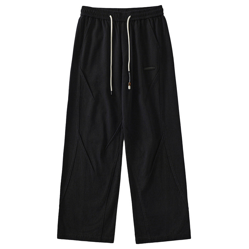 Women's Straight Wide Leg Mopping Casual Pants