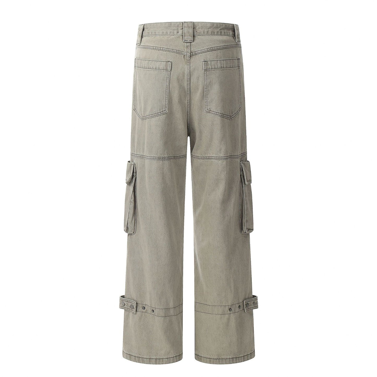 American High Street Multi-pocket Workwear Jeans