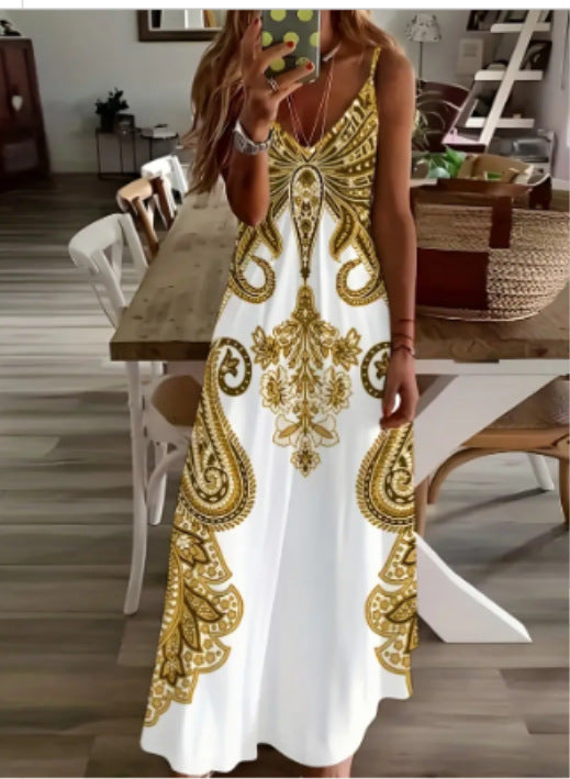 Women's Fashion Personality Series Sling Dress