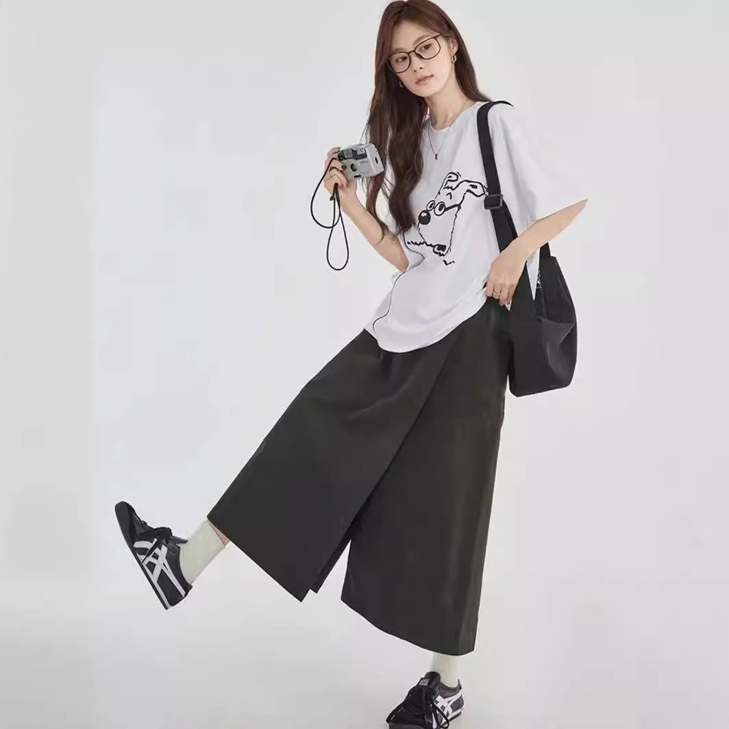 Women's Fashion Personalized Straight Casual Pants