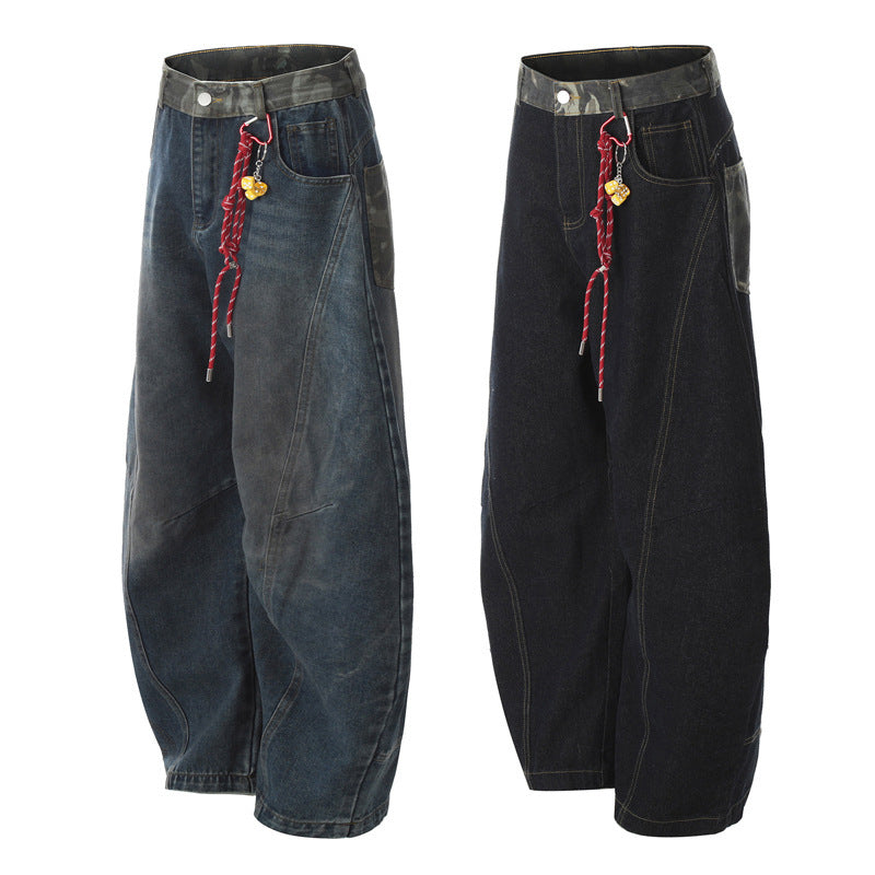 Autumn And Winter Retro Loose Casual All-matching Drooping Wide-leg Pants