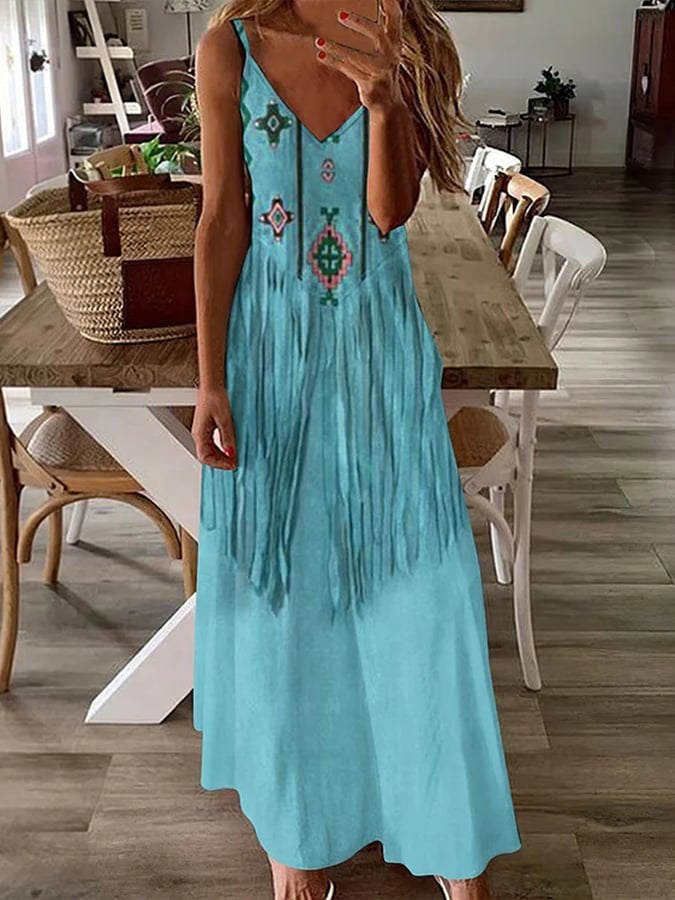 Women's Fashion Personality Series Sling Dress