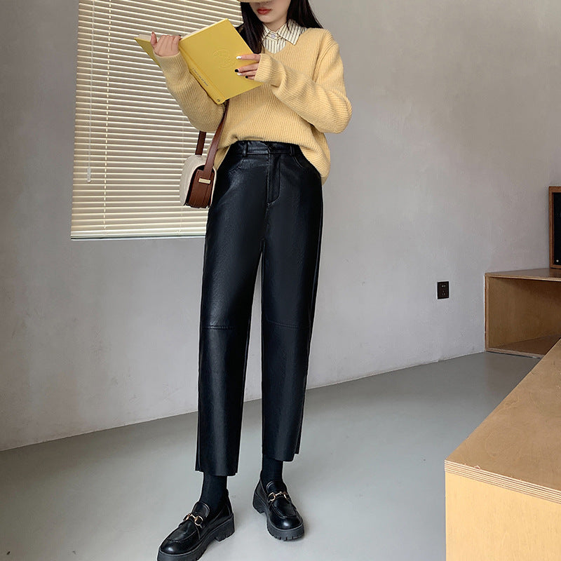 Women's Fashion Casual All-matching Straight Pants