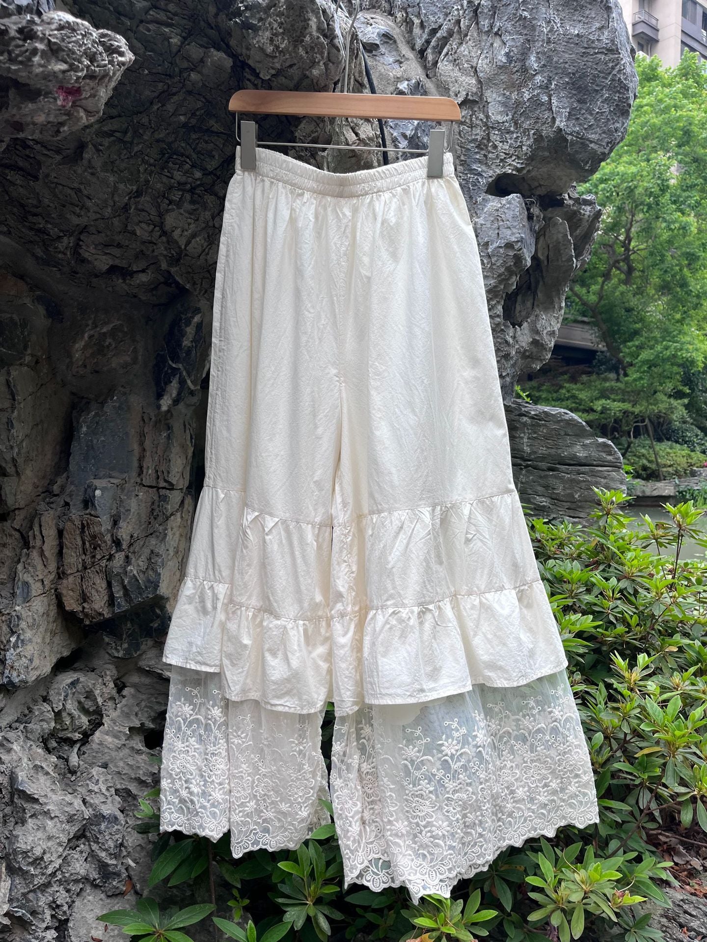 Women's Fashion Personality Japanese Style Lace Pants