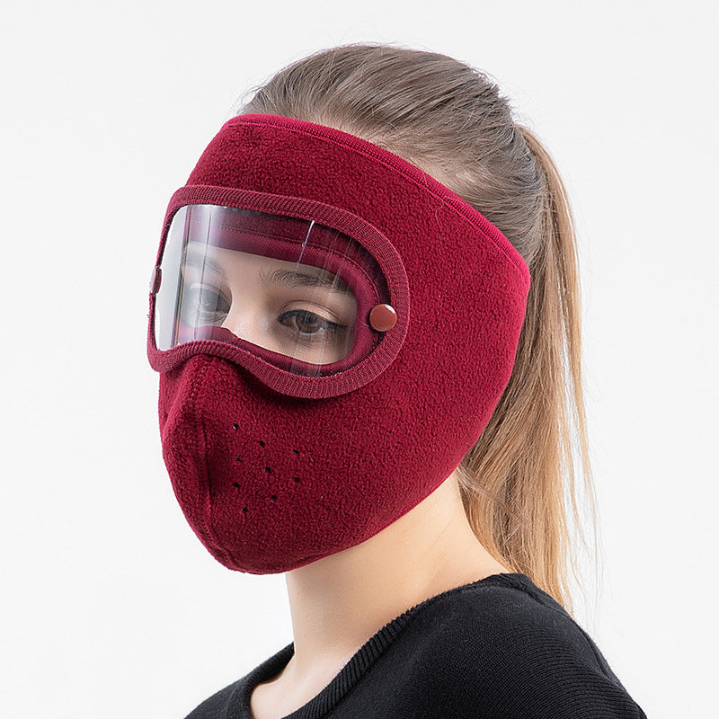 Autumn and Winter Warm Mask Mask Polar Fleece Riding