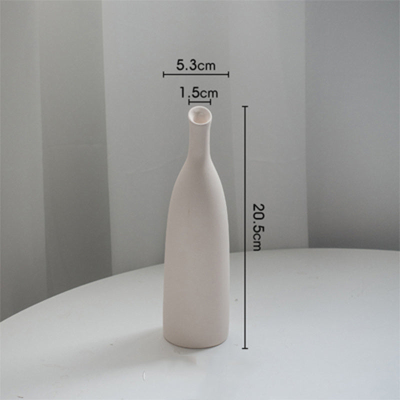 Unburnt Ceramic Small Vase Homestay Art Decoration Dried Flower Decoration