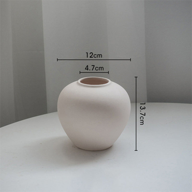 Unburnt Ceramic Small Vase Homestay Art Decoration Dried Flower Decoration