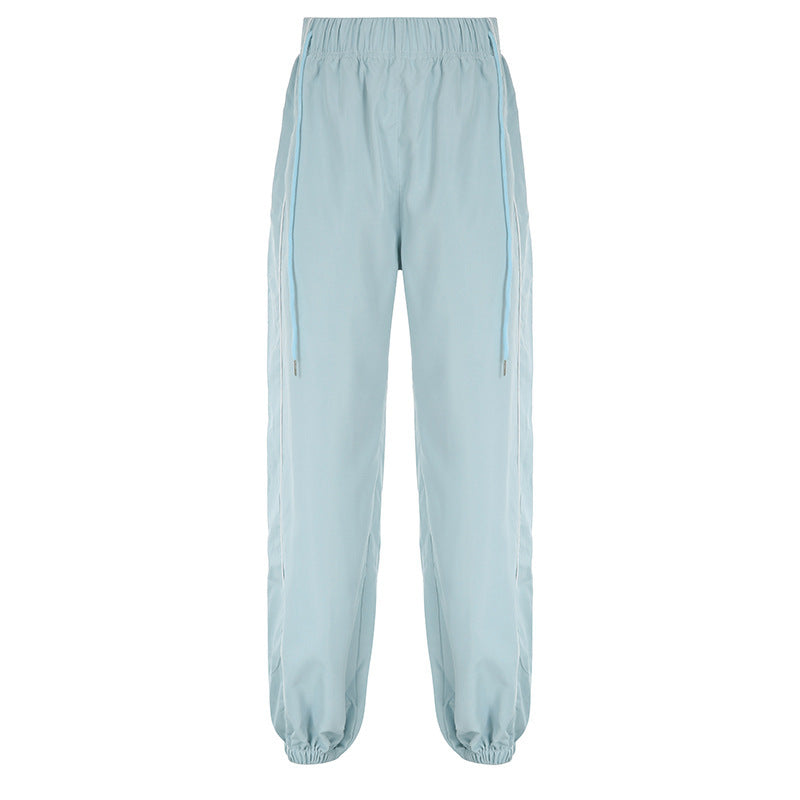 Women's Fashionable Woven Casual Trousers