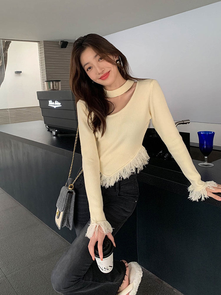 Women's Halter Bottoming Shirt Autumn And Winter