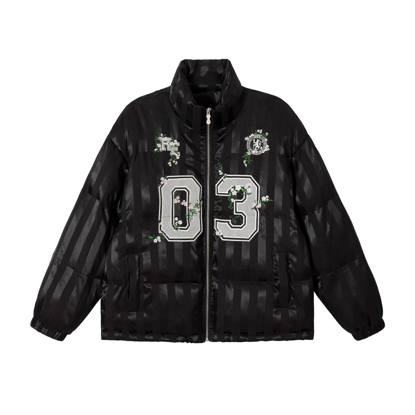 Warm Bread Embroidered Sports Cotton-padded Jacket