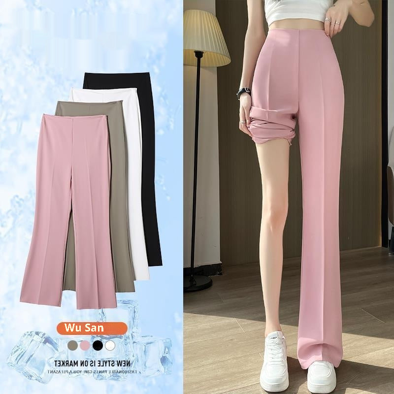 Women's High Waist Slimming And Straight Casual Wide Leg Pants