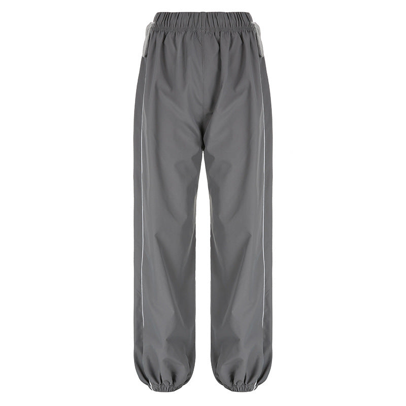 Women's Fashionable Woven Casual Trousers