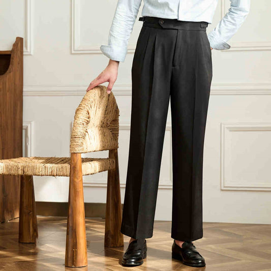 All-match Casual Wide Leg High-waisted Trousers Non-ironing Draping Baggy Pants
