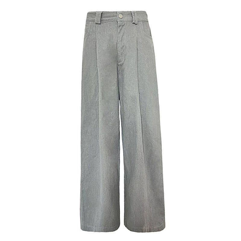 All-matching Loose High Waist Slimming Drooping Straight Casual Pants