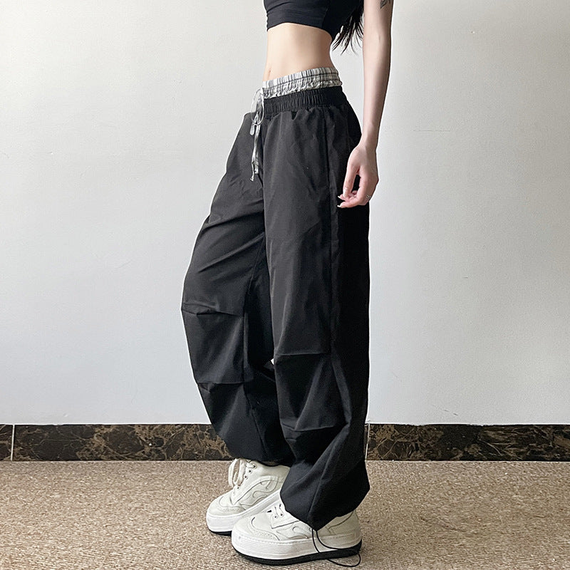 American Fashion Women's Pleated Casual Trousers