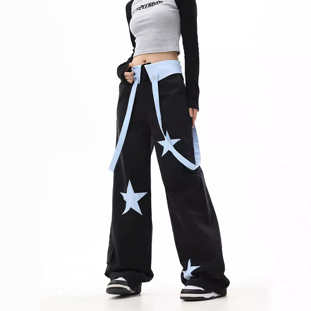 American Dopamine XINGX Embroidered Casual Pants