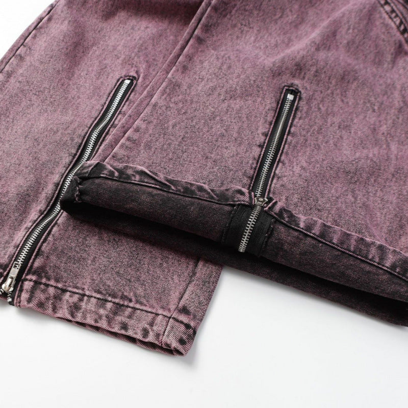 Autumn New Street Fashion Niche Cargo Jeans
