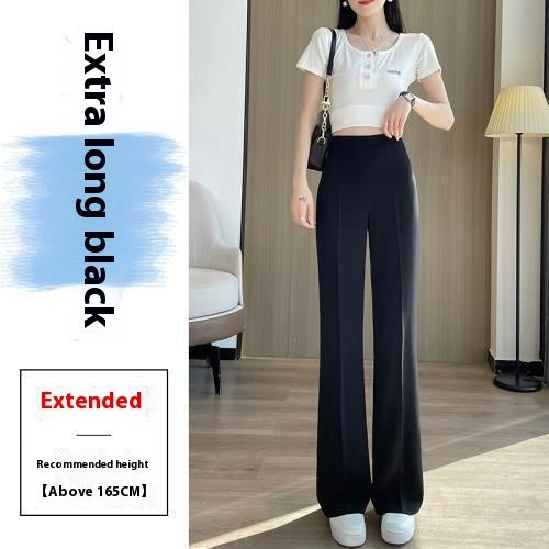 Women's High Waist Slimming And Straight Casual Wide Leg Pants