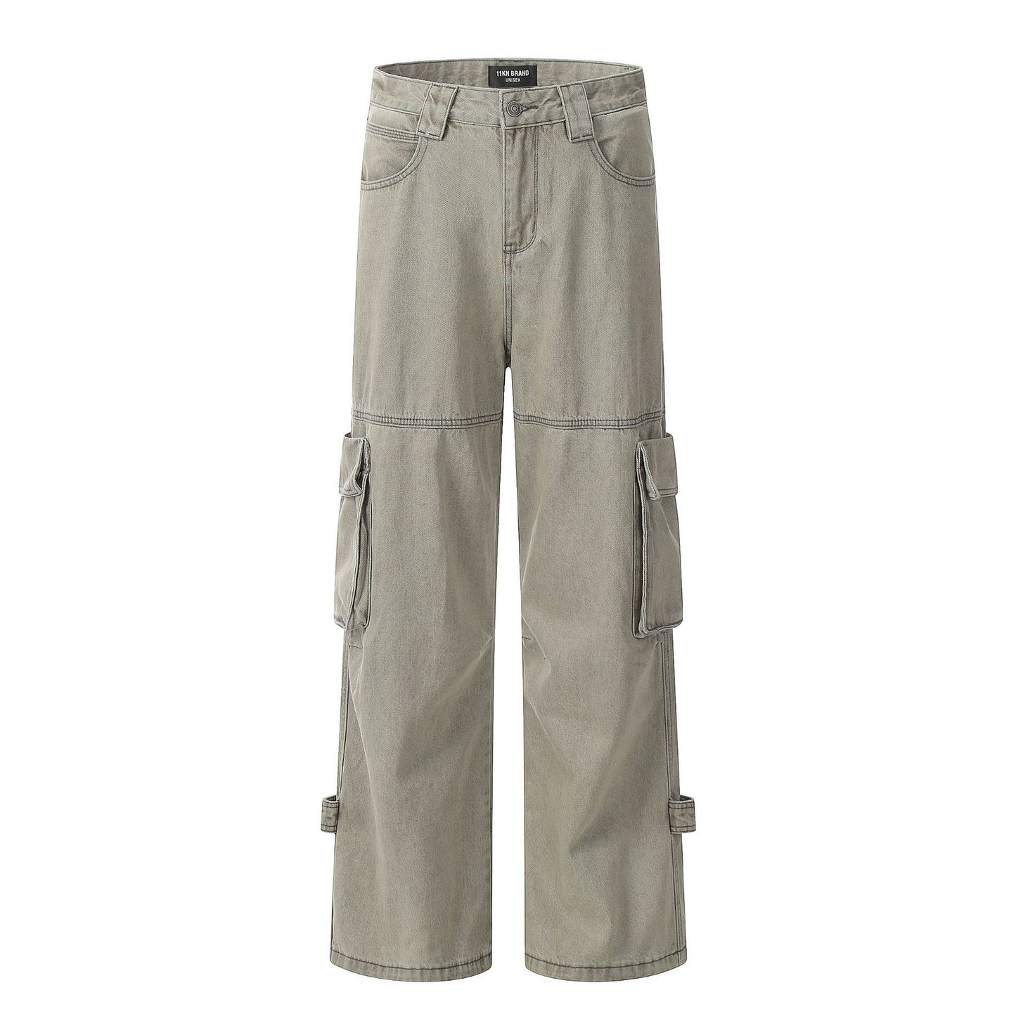 American High Street Multi-pocket Workwear Jeans