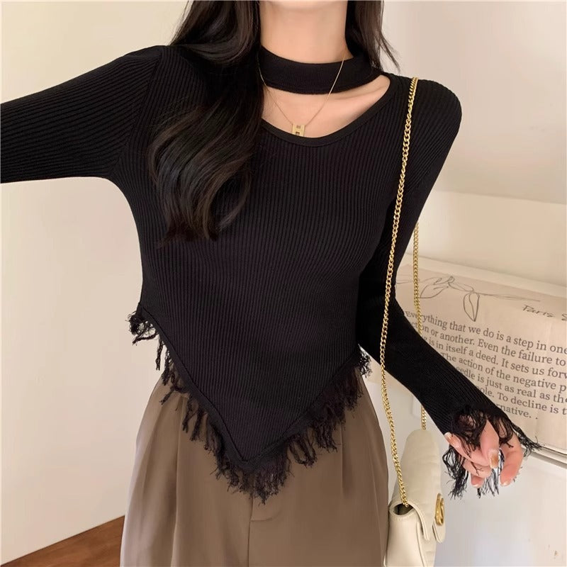 Women's Halter Bottoming Shirt Autumn And Winter