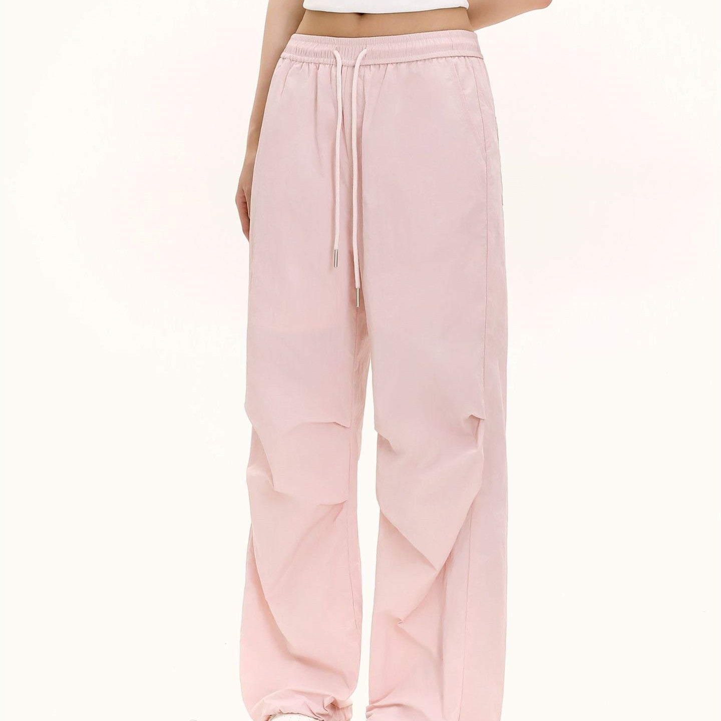 Women's Loose Low Waist Wide Leg Trousers
