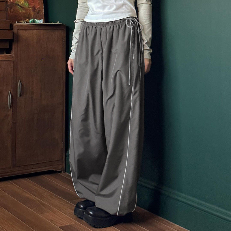 Women's Fashionable Woven Casual Trousers