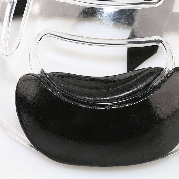 Transparent Removable Taekwondo Protective Belt Hole Helmet
