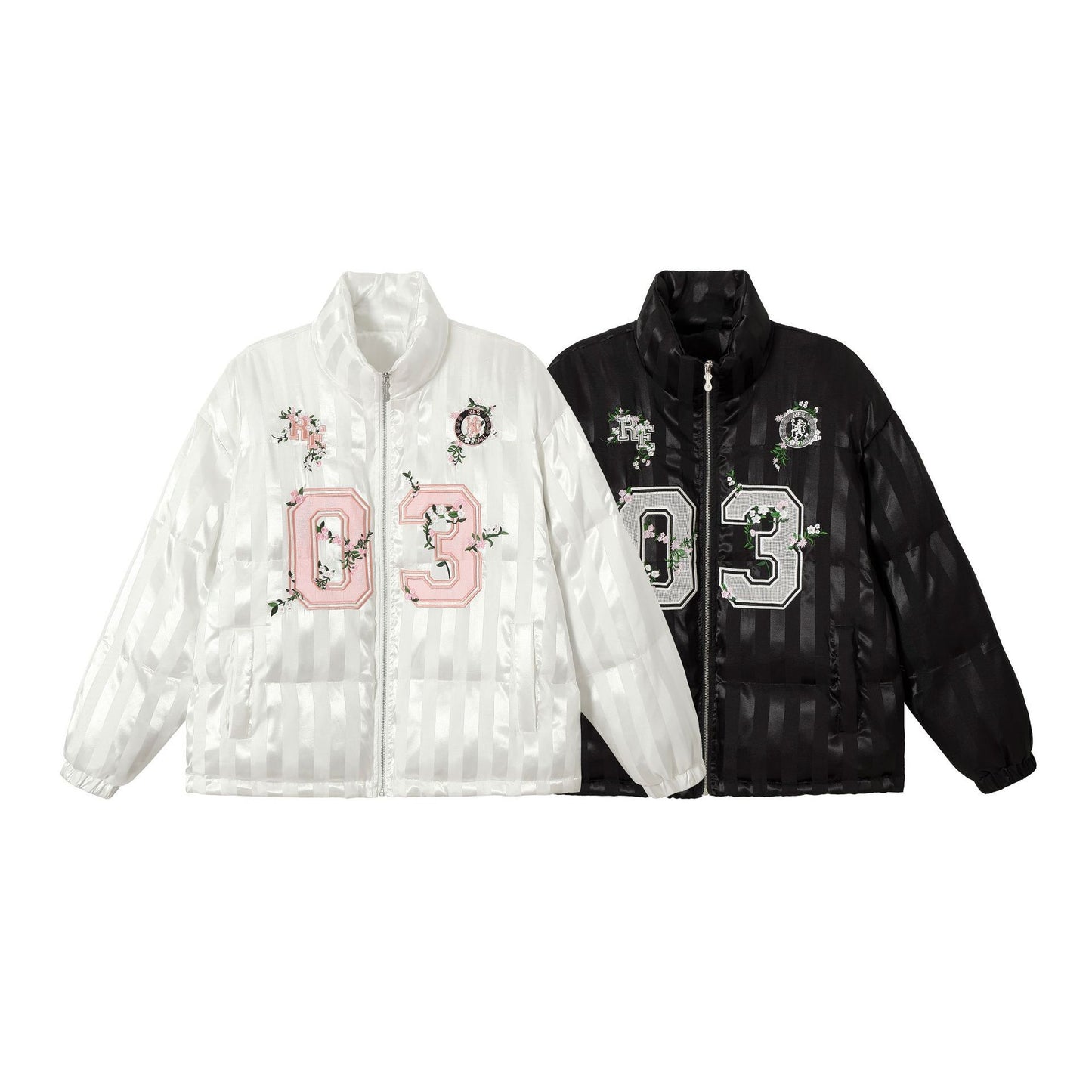 Warm Bread Embroidered Sports Cotton-padded Jacket