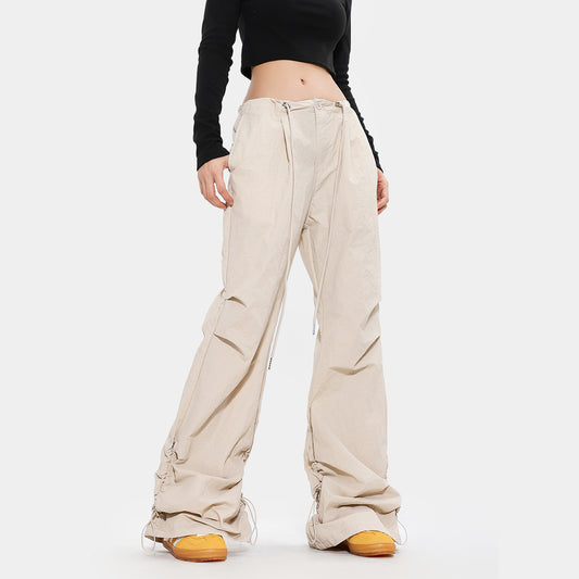 American-style Bootcut Casual Pleated Quick-drying Overalls