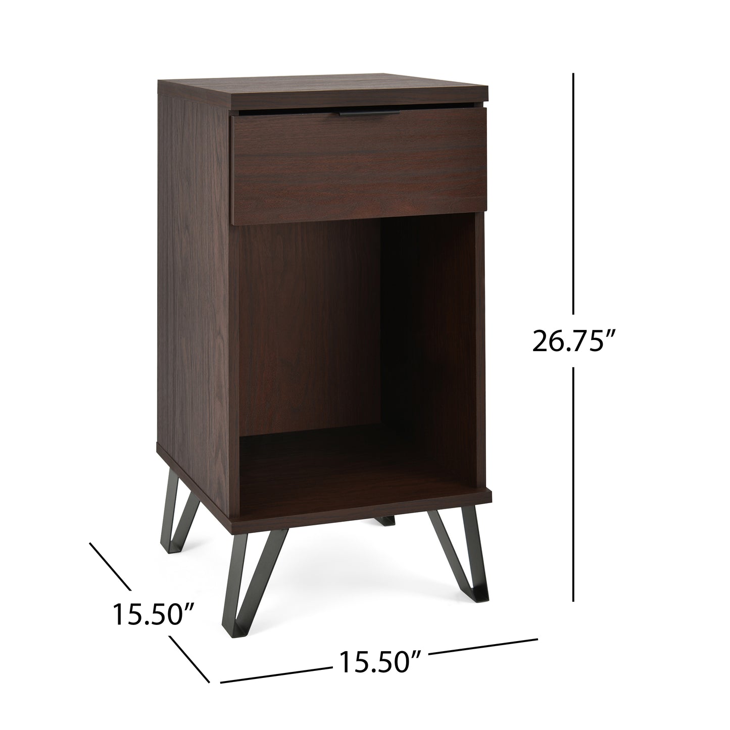 1 DRAWER TALL END TABLE