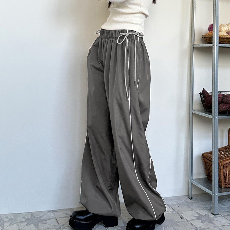 Women's Fashionable Woven Casual Trousers