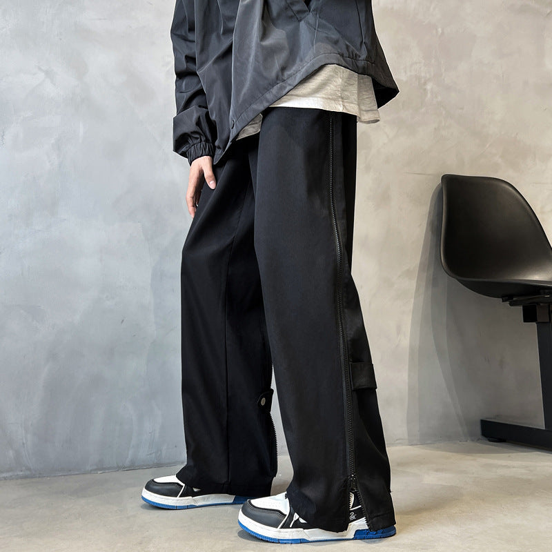 Autumn And Winter Loose High Street Straight Casual Pants