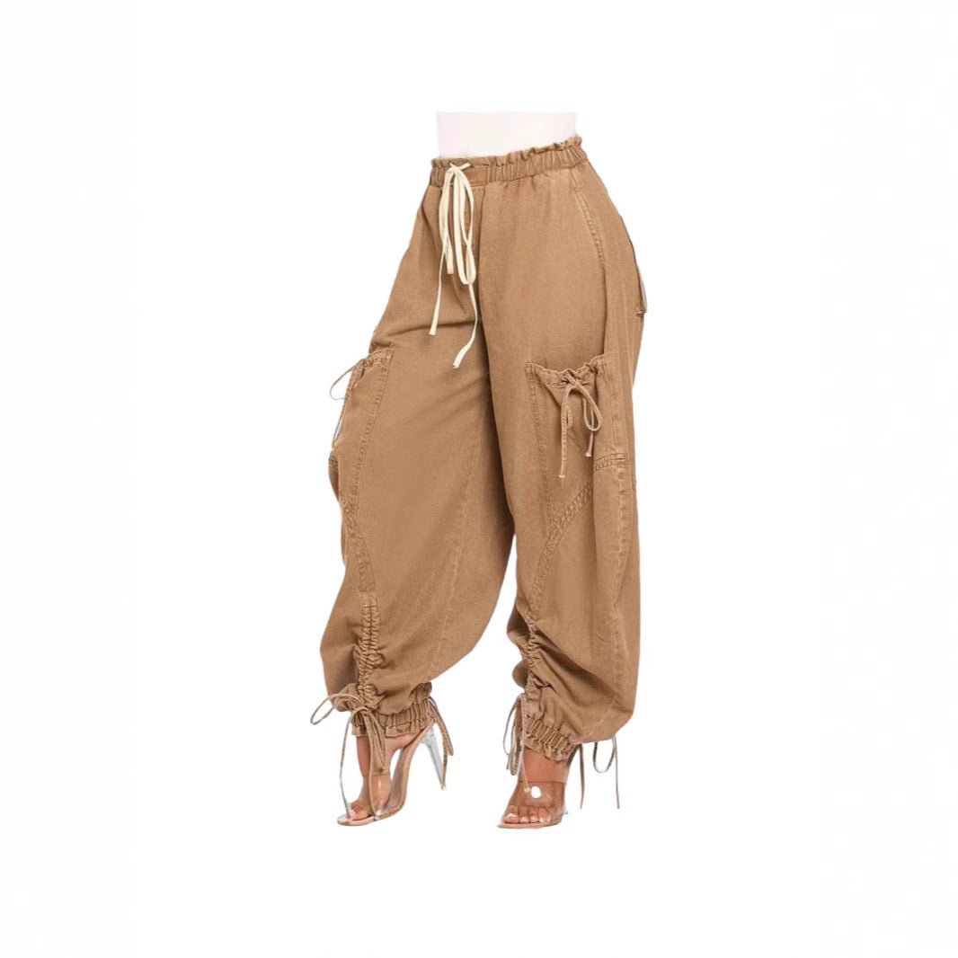 Women's Casual Fashion Loose Straight Jeans