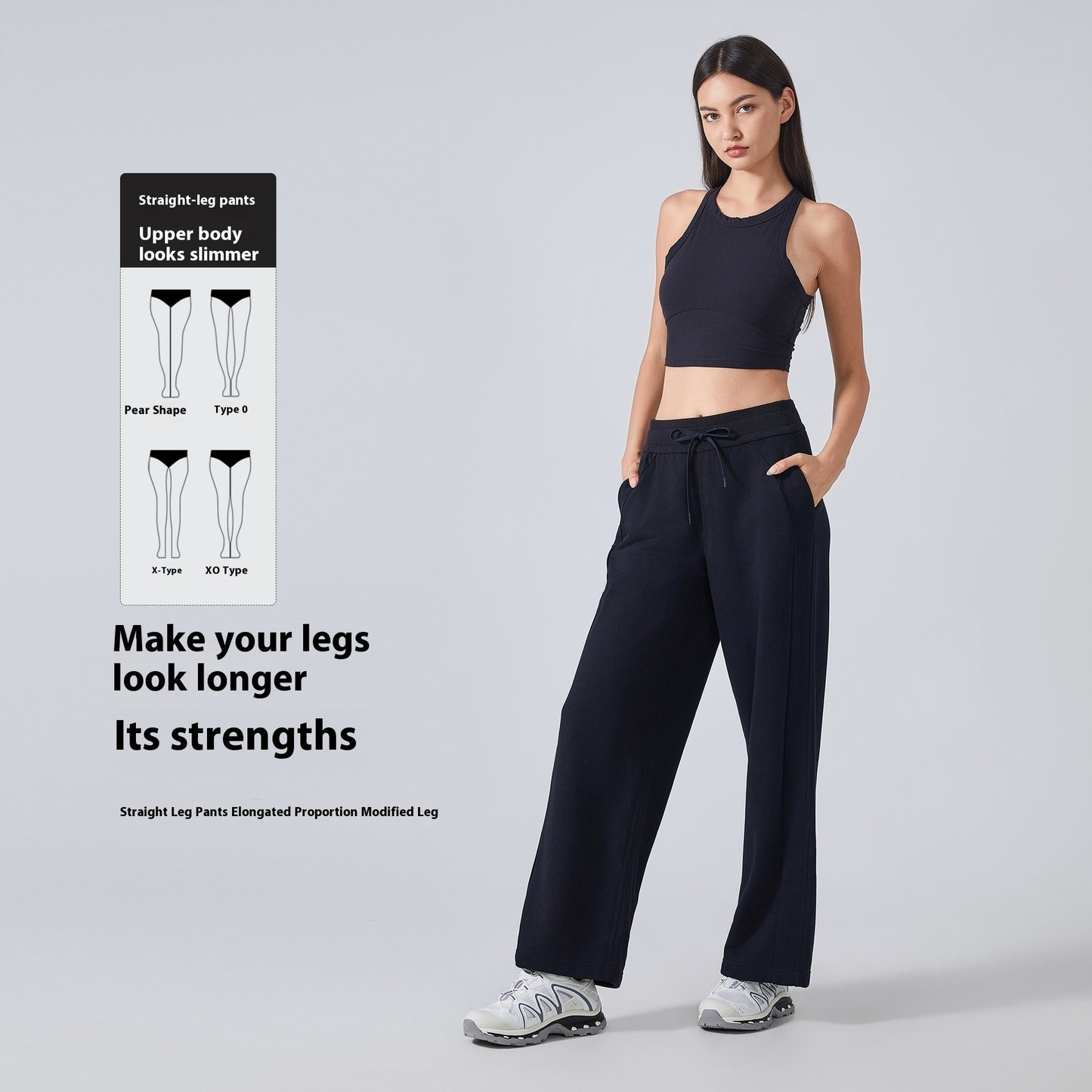 Autumn And Winter Leisure Loose Track Sweatpants