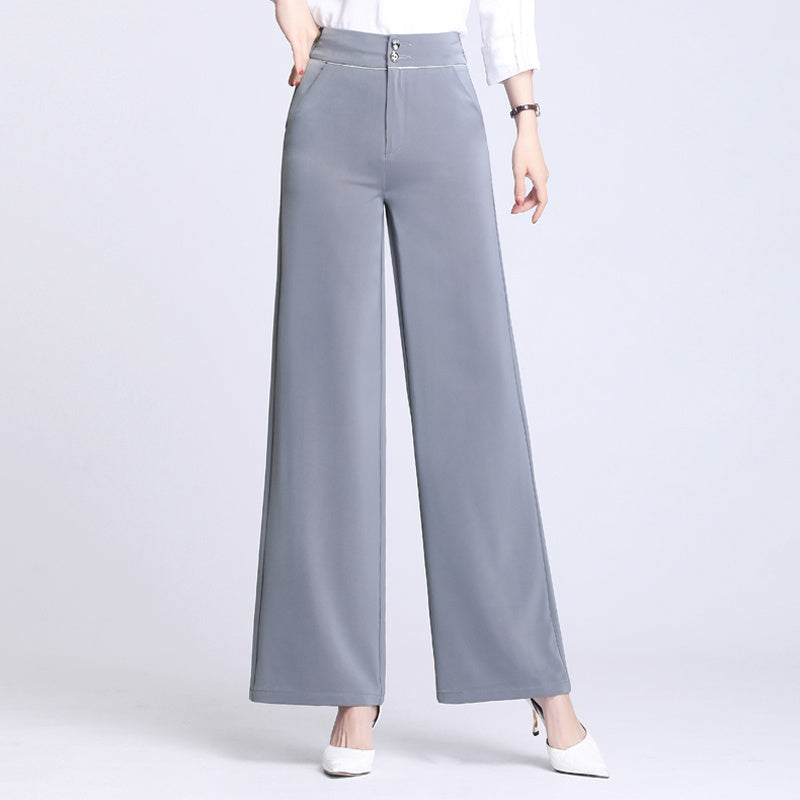 Women's Summer High Waist Summer Thin Trousers