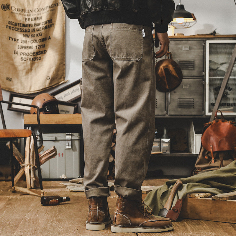 All-match Fried Loose Straight Casual Trousers